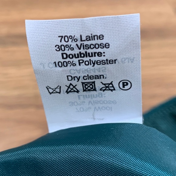 Shirttail Wool Mini Skirt - Picture 7 of 7